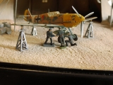 Diorama Grundplatte 89, Flugfeld Zelthangar, 1:72