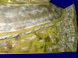 Diorama Grundplatte, Felsenstraße 1, 100 x 50 cm, 1:48