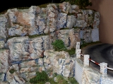 Diorama Grundplatte, Felsenstraße 2, 100 x 50 cm, 1:48