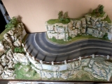 Diorama Grundplatte, Felsenstraße 2, 100 x 50 cm, 1:48