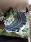 Diorama Grundplatte, Felsenstraße 2, 100 x 50 cm, 1:48