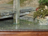 Diorama Grundplatte, Offroad Gelände mit Brücke 3, 1:24